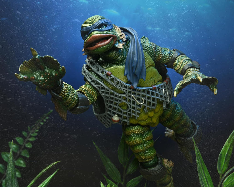 TMNT / Universal Leonardo As The Creature Of The Black Lagoon 7" Scale Action Figure Universal Monsters X Teenage Mutant Ninja Turtles (view 2)
