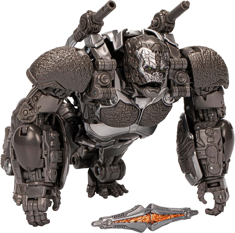 Transformers Optimus Primal Transformers Rise of the Beasts Action Figure, side angle