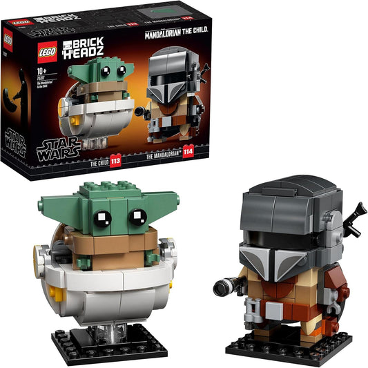 The Mandalorian & The Child Star Wars LEGO BrickHeadz 75317 Building Set