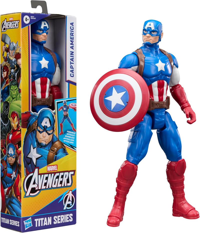 Marvel Avengers Titan Series Captain America Action Figure - Image 7