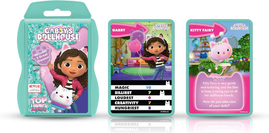 Top Trumps Gabbys Dollhouse Kids Junior Card Game