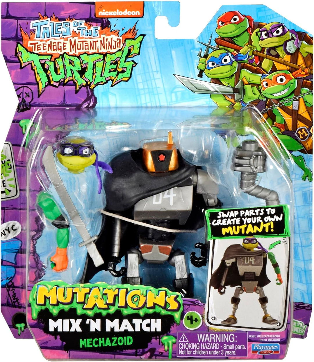 Tales Of The Teenage Mutant Ninja Turtles Mix'N'Match Mechazoid Figure