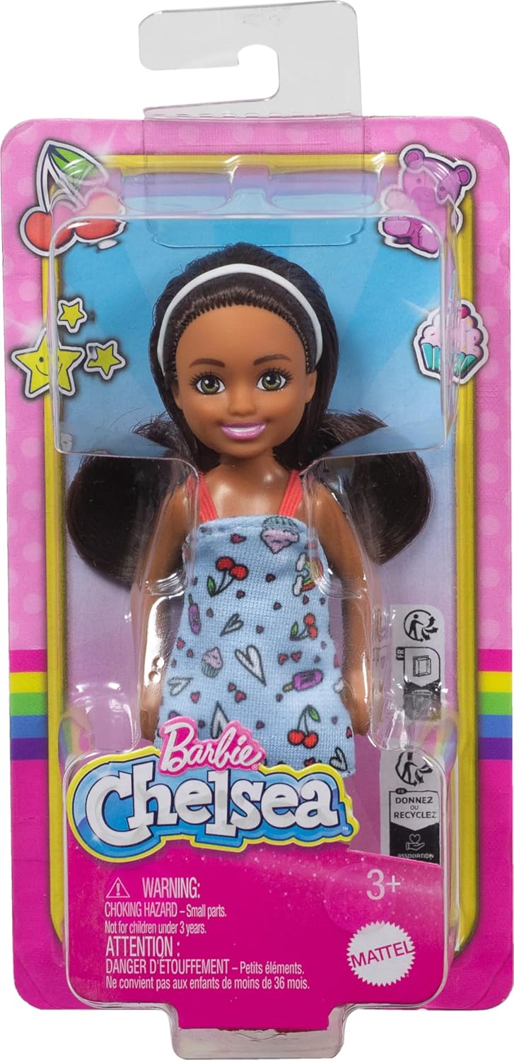 Barbie Chelsea Blue Dress & Headband Doll - Image 6
