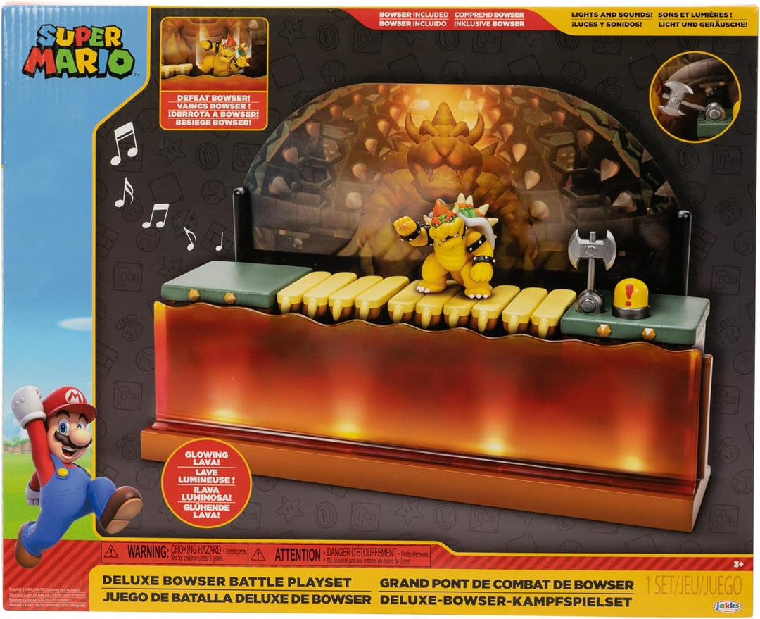 Super Mario Deluxe Bowser Battle Playset