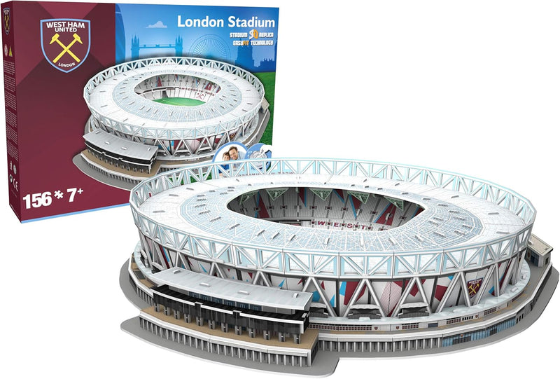 3D Stadium Puzzles West Ham Utd Puzzle - Image 2