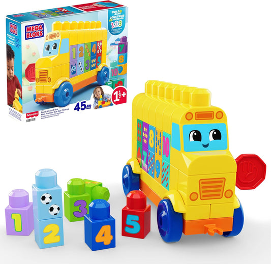 Mega Blok Build & Count Bus