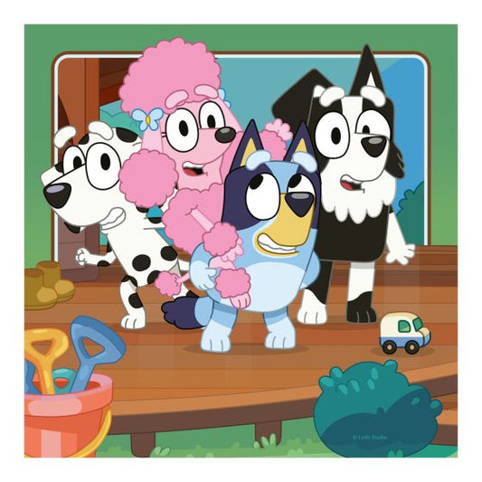 Bluey 3x49 Piece Jigsaw Puzzle