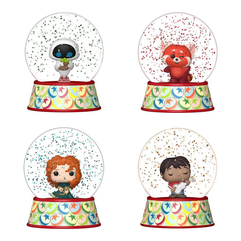 Glitter Snow Globes - Pixar - 12 Pieces in PDQ