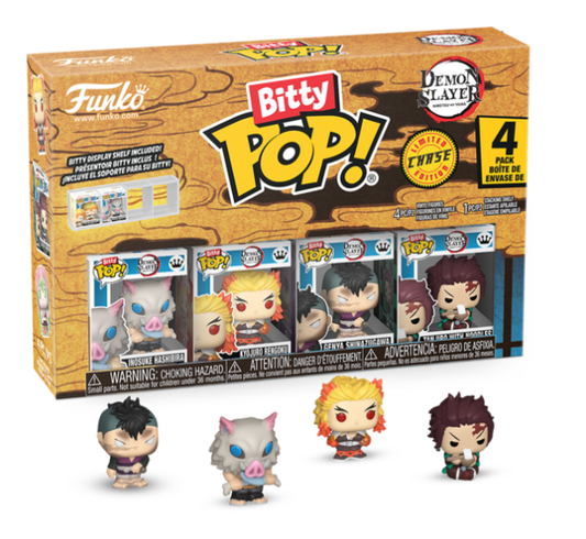 Bitty Pop! - Demon Slayer - Inosuke 4 Pack collectible from Abgee