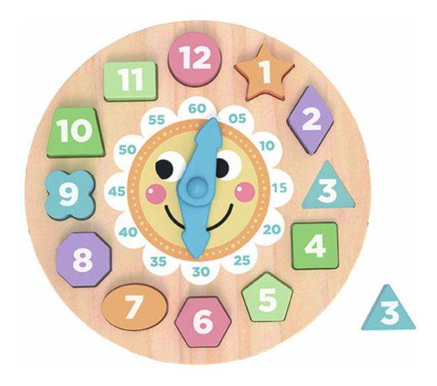 Wooden Clock Puzzle Refresh