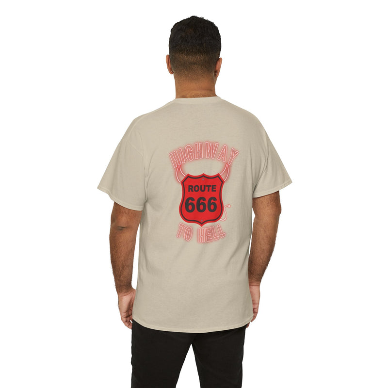 'Highway to Hell' Lyric T-Shirt, side angle
