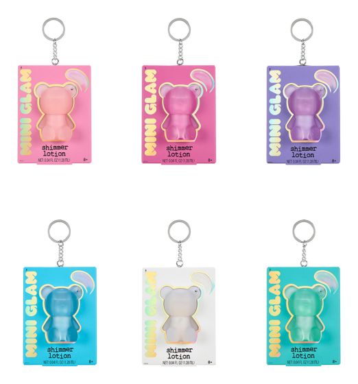 Mini Glam Cosmetic Bear Shimmer Lotion Assortment