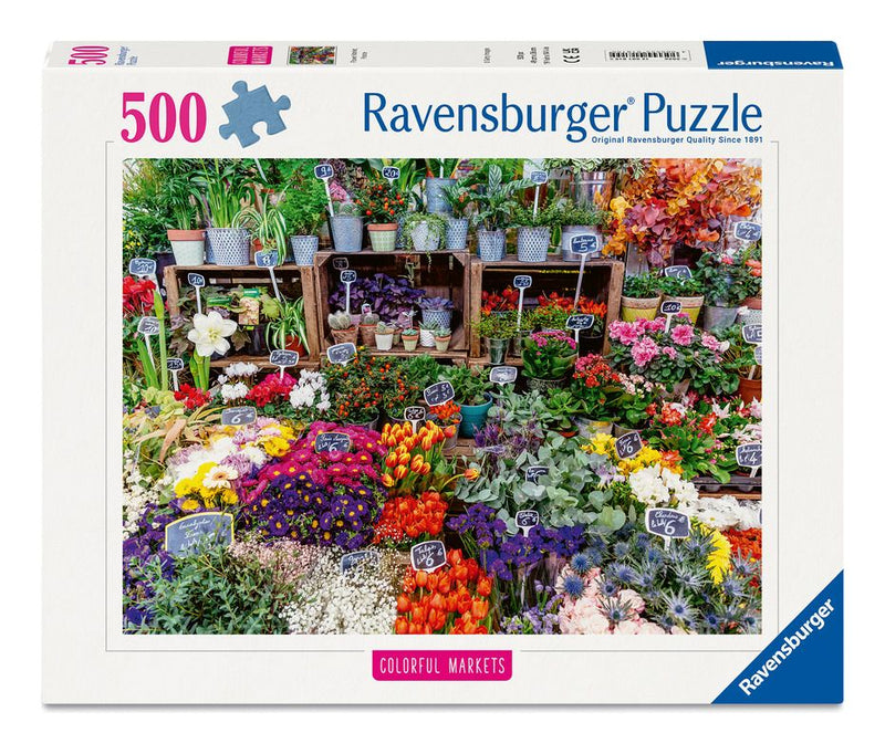 Flower Market, France, 500pc - Image