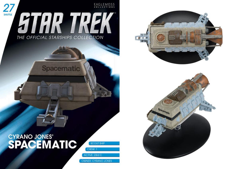Cyrano Jones' Spacematic Shuttlecraft Model Die Cast Ship (Eaglemoss / Star Trek), close-up detail