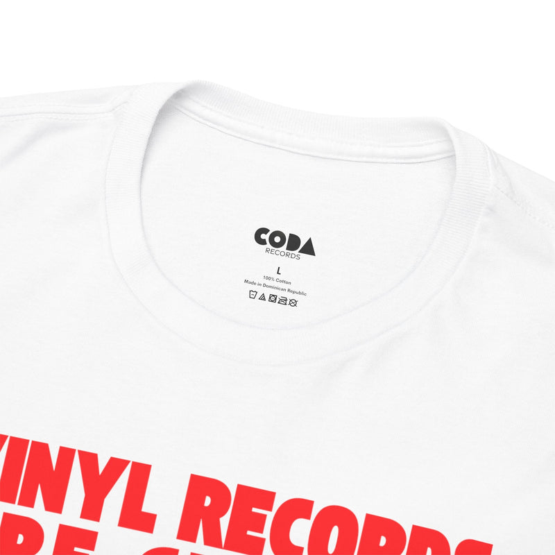 'Vinyl Records Are Groovy' Bold T-Shirt, product detail