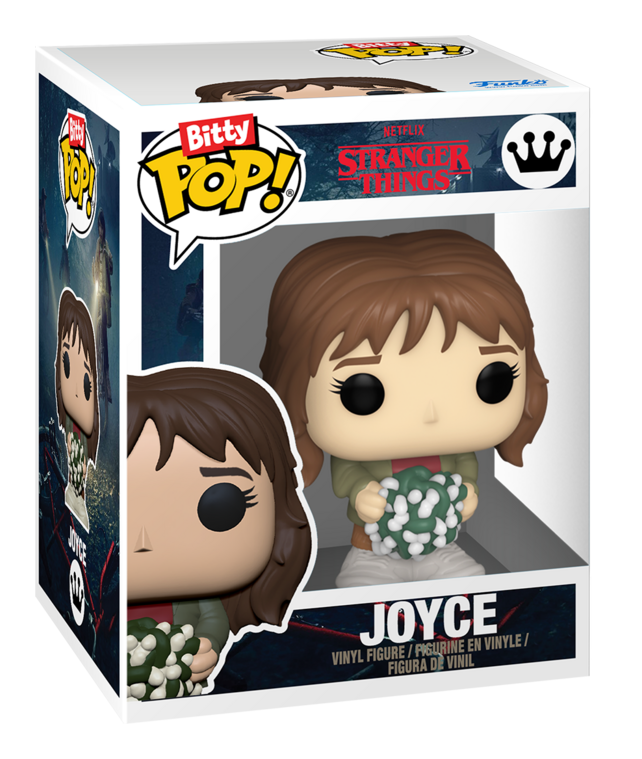 Stranger Things - Hopper 4 Pack Funko Bitty Pop! Vinyl Figures, showing reverse