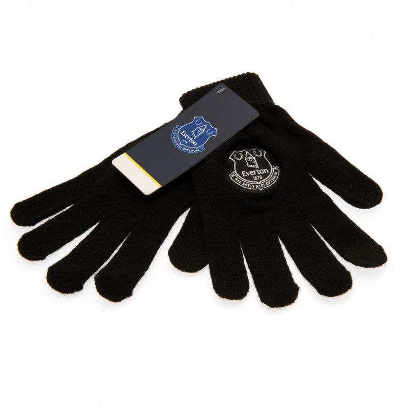Everton FC Knitted Gloves Junior, side angle