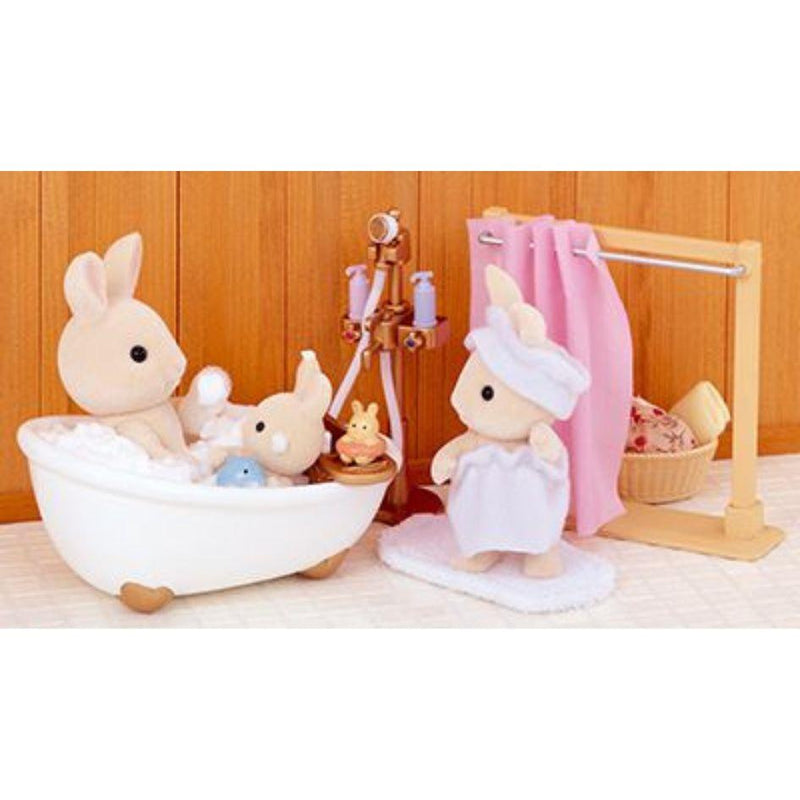 Sylvanian Families Bath & Shower Set Furniture Playset for Ages 3 & Up collectible from Curious Minds