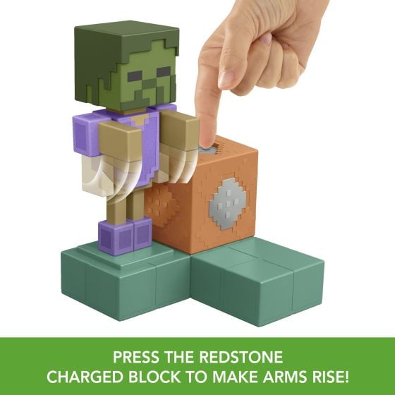 Minecraft Redstone Charged 3.25" Animated Armor Stand