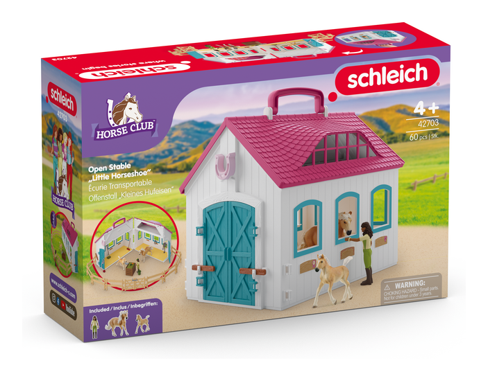 Schleich - Open Stable "Little Horseshoe" - Image
