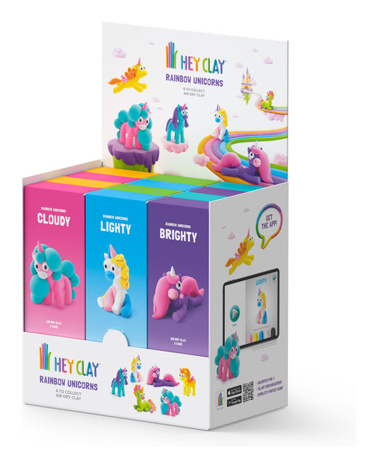 Hey Clay Unicorns 3 Can Assortment CDU - Image