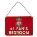 Liverpool FC Bedroom Sign No1 Fan, alternate view