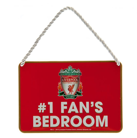 Liverpool FC Bedroom Sign No1 Fan, alternate view