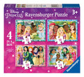 Disney Princess 4 in a Box Jigsaw Puzzle