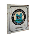 Newcastle United FC Retro Logo Sign, alternate view