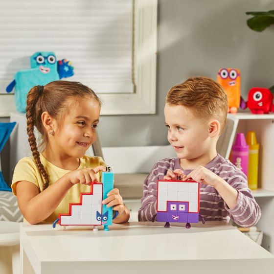 Numberblocks Friends Fifteen and Sixteen, display view