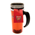 Arsenal FC Handled Travel Mug, side angle