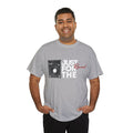 'Just for the Record' Men's Vinyl T-Shirt, side angle