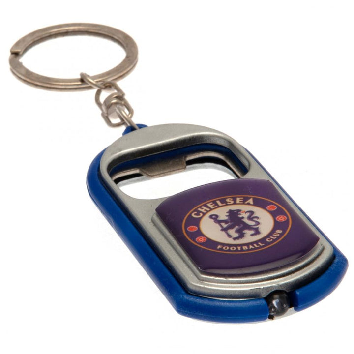 Chelsea FC Bottle Opener Key Ring With Torch