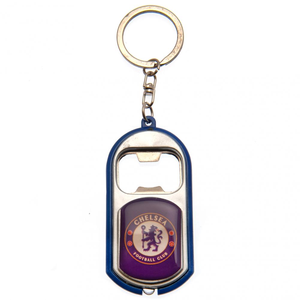 Chelsea FC Bottle Opener Key Ring With Torch