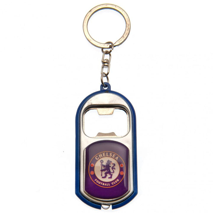 Chelsea FC Bottle Opener Key Ring With Torch