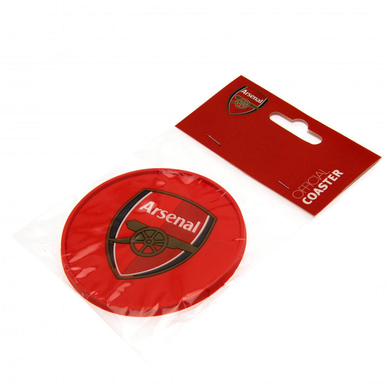 Arsenal FC Silicone Coaster, side angle