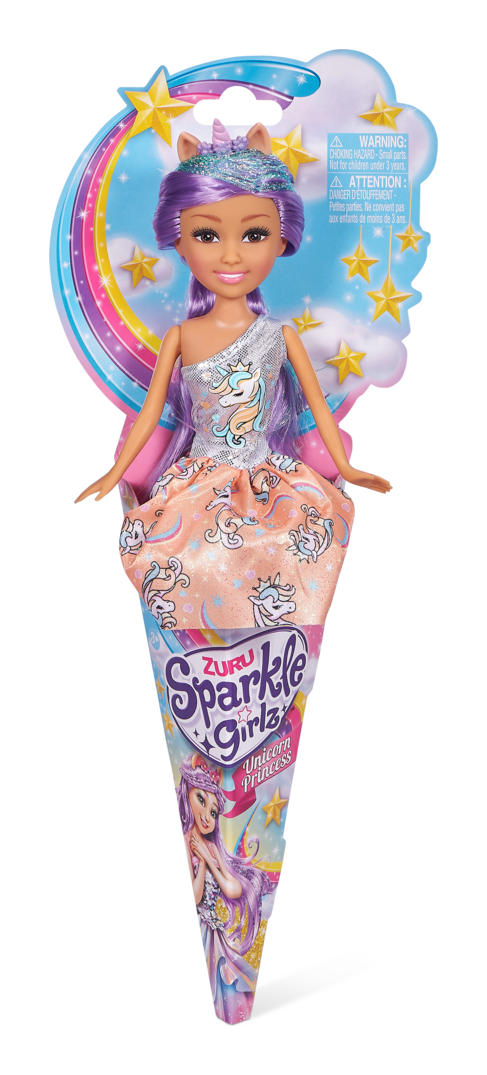 Sparkle Girlz 10.5" Unicorn Princess Cone Assortment - Image