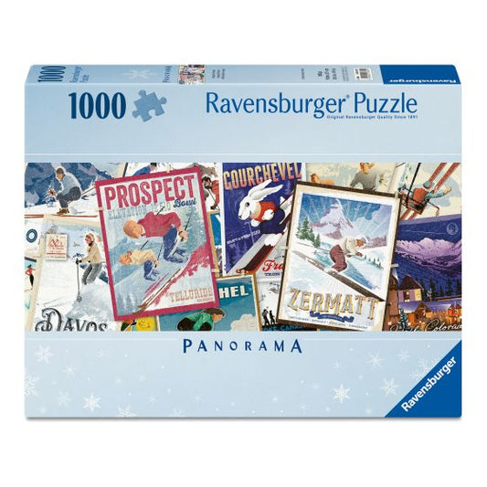Retro Skiing, 1000pc