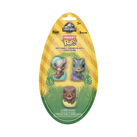 Pocket Pop! 3 Pack - Jurassic Park - Dinos