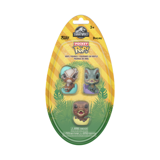 Pocket Pop! 3 Pack - Jurassic Park - Dinos