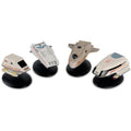 Shuttlecraft Set 2 (Executive Shuttle, Pod 1, 03 Hawking & 02 Aldrin) Model Die Cast Ships STDC705 (Eaglemoss / S, side angle