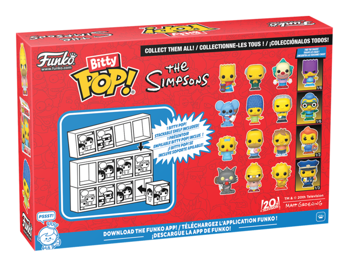 Bitty Pop! - The Simpsons - Bart 4 Pack - Image