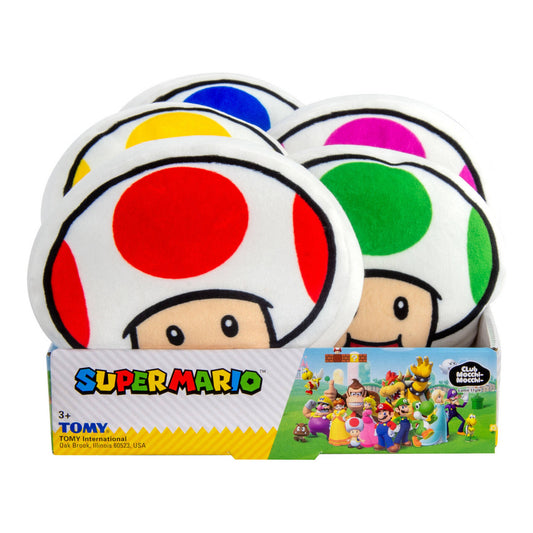 Club Mocchi Mocchi Super Mario Toad Plush Junior Collection