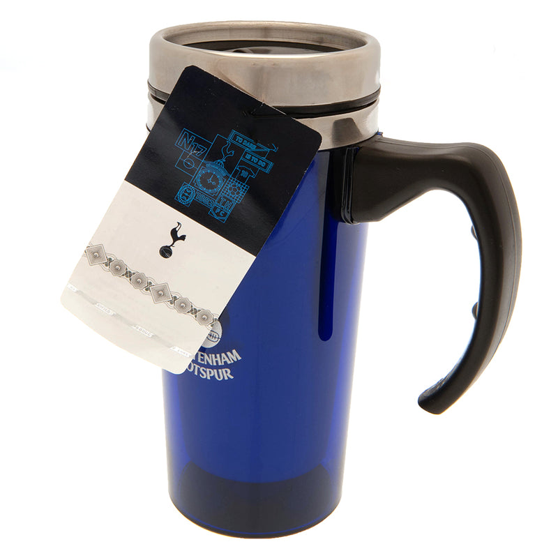 Tottenham Hotspur FC Handled Travel Mug, side angle
