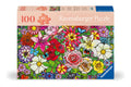 Tiffany Flowers 100 Piece Jigsaw Puzzle