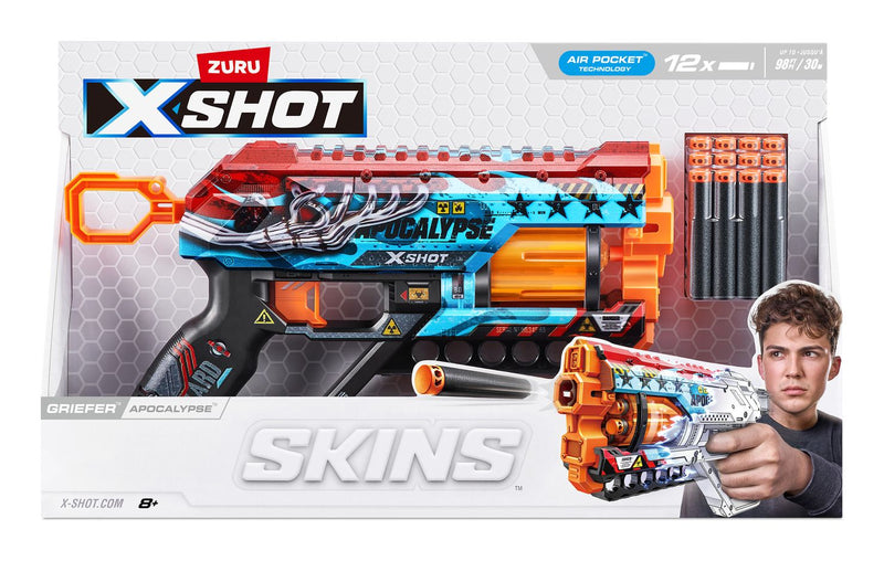 XSHOT Skins Griefer Blaster (12 Darts) - Image