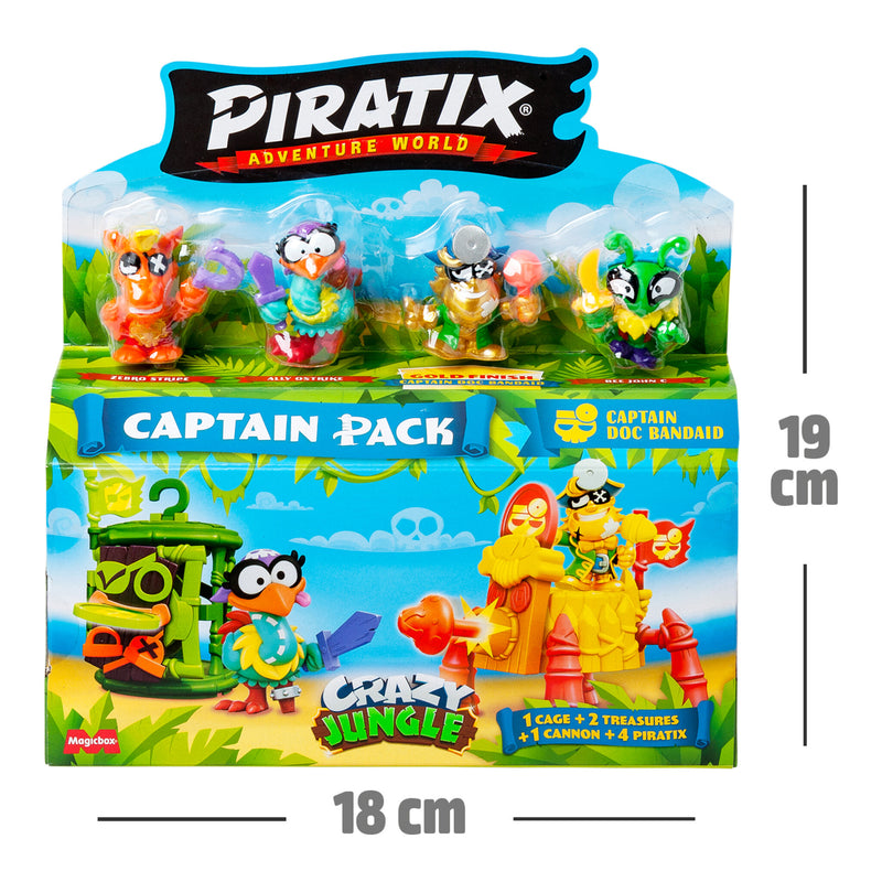Piratix Crazy Jungle Captain Pack side angle