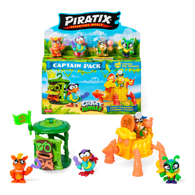 Piratix Crazy Jungle Captain Pack back view