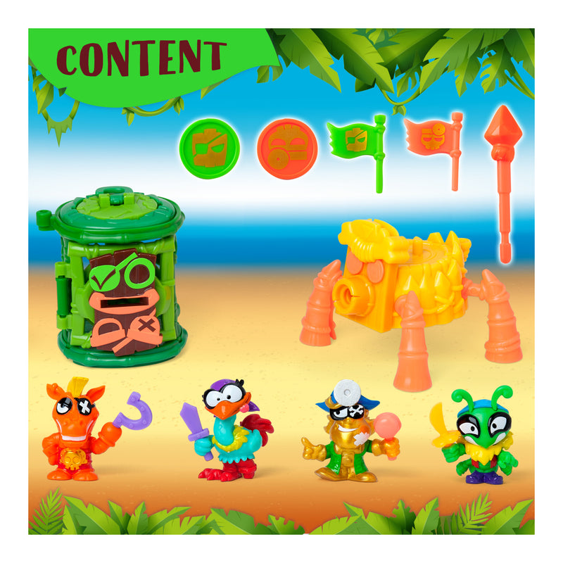 Piratix Crazy Jungle Captain Pack side angle