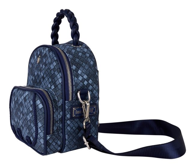 Loungefly - Denim Convertible Mini Backpack & Crossbody Bag